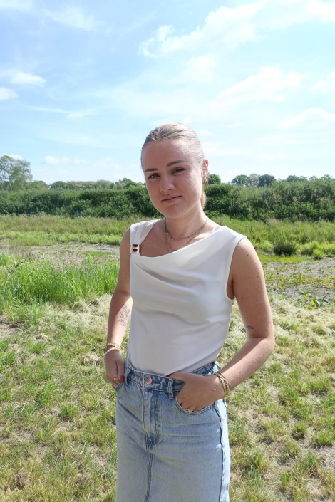 Vero Moda vmallison sl waterfall top jrs ga
